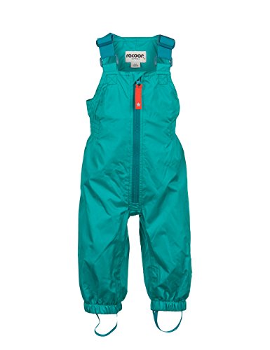 Racoon Baby Boys 0-24m CHARLEY SOLID BABY Regenhose Wassersäule 3000 Plain Rain Trousers, Green (Colombia), 6-9 Months (Manufacturer size: 74)