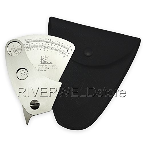 Fächerförmig Schweißlehre Gage Schweißtest Ulnare Inspektion - 5