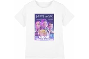 KPOP DEMON HUNTERS K-Pop Demon Hunters - Huntrix Huntr/X World Tour Billboard Kids T Shirt