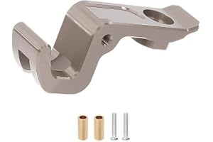 KLAPR för MJX Hyper Go 16208 Body Shell Locker 16017 metalllåskrok för MJX 16208 H16H ersättningsdelar i aluminium (titan)