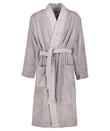 Preisvergleich Produktbild BOSS Herren Bademantel Plain Weiss (10) L