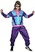 Produktbild Foxxeo 80er Jahre Kostüm für Herren zu Karneval und Fasching Trainingsanzug Assianzug Assi Größe XXL