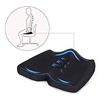 MARNUR Sitzkissen Memory Schaum Steissbeinkissen aus mit ergonomischem Design atmungsaktivem Mesh-Bezug Druckentlastend und schmerzlindernd bei Ischias Steißbein Rückenschmerzen MARNUR Sitzkissen Memory Schaum Steissbeinkissen aus mit ergonomischem Design atmungsaktivem Mesh-Bezug Druckentlastend und schmerzlindernd bei Ischias Steißbein Rückenschmerzen