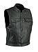 Produktbild Neue Commander Lederweste leder weste kutte motorrad rocker biker chopper S-5XL (2XL)