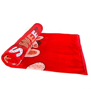 AWSM COLLECTION Export Premium Supersoft Baby Blanket for 0-3 yrs Kids(90x110 cm,red)