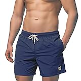 ✅ TRENDIGE UND MODERNE BADEHOSE | Die Slim Fit Badeshort kann auch als Freizeit oder Fitnesshose verwendet werden.