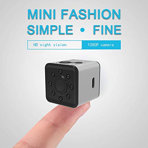 Hidden Camera/WiFi Hidden Camera/Wireless HD 1080P Indoor Small Spy Cam Security Cameras with Motion Detection/Night Vision for iPhone/Android Phone/iPad/PC,Silver