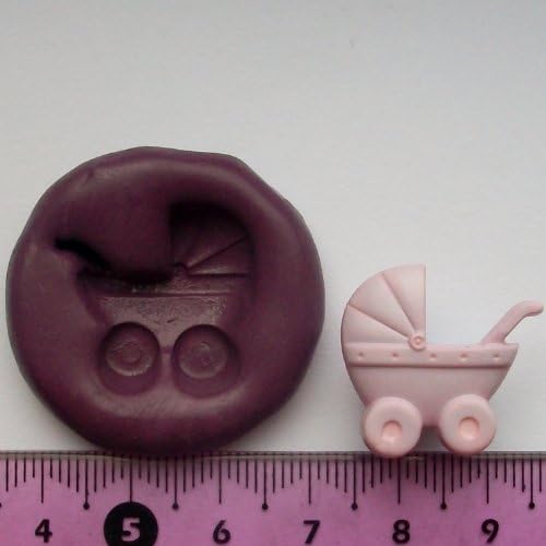 Silicone Mould Pram Icing Cake Cupcake Decoration