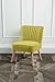 Produktbild MY-Furniture LOLA Gepolsterter Retro Sessel, Austern-Design, Limefarben