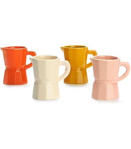 Balvi Meow Set 4 Tazze Caffè A Forma Di Gatto ! - Ceramica 90ml, Design Divertente Gatti Ceramica - 5