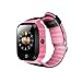 Price comparison product image Yongkaida Smart Watch Kids Smartwatch Touch Screen Flashlight Remote Monitor GPS SIM Card Support SOS Emergency Call Anti-lost Protect eyesight for Android and IOS Y21 Pink