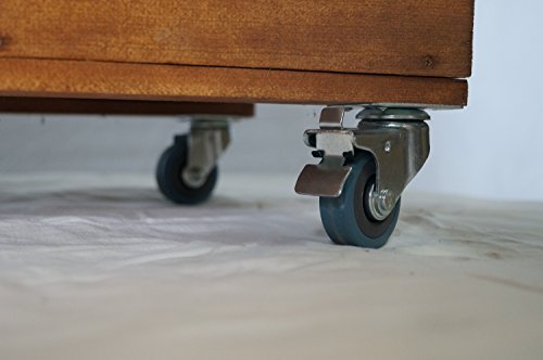 MultiBox S GartenBox BücherBox KräuterBox Hochbeet Rollwagen B42 x T32 x H80 cm - 9