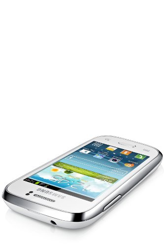 Samsung Galaxy Young S6310N Smartphone (8,1 cm (3,2 Zoll) Touchscreen, Cortex A5, 1GHz, 768MB RAM, 4GB interner Speicher, 3,2 Megapixel Kamera, Android 4.1) weiÃŸ