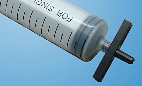 Refill-Adapter wie Bro Luer und 60 ml Gewindespritze zum Befüllen der Brother Patronen LC-970, LC-980, LC-1000, LC-1100, LC-1220, LC-1240, LC-1280, LC-121, LC-123, LC-125, LC-127, LC-129, LC-221, LC-223, LC-225, LC-227, LC-229