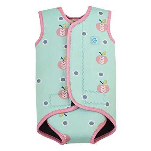 Splash About Baby Wrap Neoprene Wetsuit - Apple Daisy, Medium, 6-18 Months