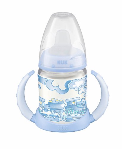 Preisvergleich Produktbild NUK 150ml First Choice Trinklern-Flasche, Baby Blue