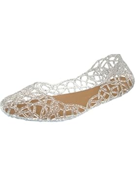 Donalworld Frauen-Sommer-Breathable Jelly Nest Flache Sandalen Regen Schuhe