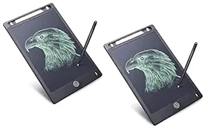 Combo of 2 LCD Writing Tablet Learning Toy Doodle Board with Delete Button 8.5 Inch E-Notepad / E-Pad for Kids Best Educational Gift