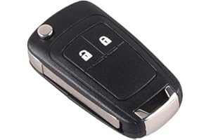GENERIC FOBTRONICS New 2 Button Remote Control Car Key FOB Case Replacement Fob Compatible with / for Vauxhall for Buick Astra Insignia Vectra Zafira Meriva Mokka Key Shell (with Blade) A54