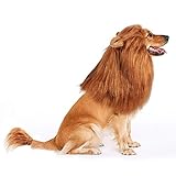 Ajustable: el perro Lion Mane está diseñado con banda elástica ajustable, tamaño de cuello compatible para perros de 20 cm a 75 cm.