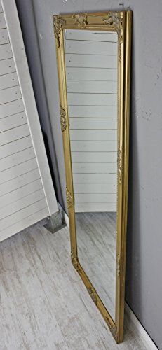 elbmöbel 162 x 72cm Wandspiegel groß in gold antik mit Holz-Rahmen barock - 3