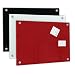Produktbild Luxus Glasmagnettafel in modernem Design | inkl. Magnete | mit Schwebeeffekt | Glas Magnettafel für Küche und Büro aus Sicherheitsglas | Rot 40x60 cm
