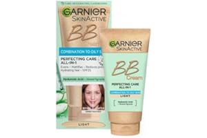 Garnier Skin Naturals Combination to Oily Hyaluronic Aloe All-in-1 BB Light Cream, 50 ml