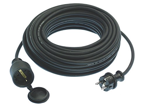 as – Schwabe 19603 Stromversorgung Garten-Set mit Zeitschaltuhr, Verlängerungskabel, Sicherheitsbox und Gartensteckdose mit Erdspieß – Gartenbeleuchtung - 2