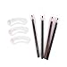 MagiDeal Eyebrow Shaping Kit 4 Pencils + 3 Styles of Stencil Template