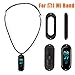 Produktbild AMhomely® Halskette Gurt für xiaomi mi Band 4-2019 Mode gestrickte Mode Halskette mit Gummi anhänger Halter für xiaomi mi Band 4