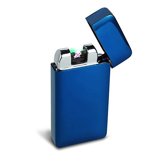 Kivors® Elektronisches Photoelektrischem Sensor Feuerzeug Tragbar USB Aufladbar Dual Lichtbogen