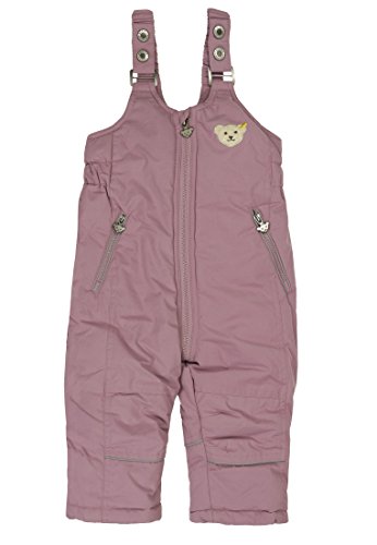 Steiff Baby Girls Schneelatzhose Dungarees Crew Neck Sleeveless Snow Bib, Purple (dusky Orchid Purple 7982), 86