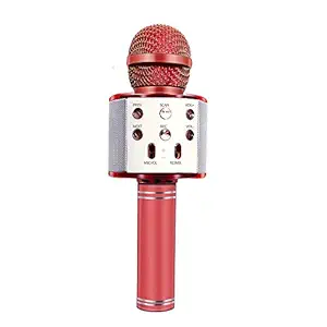 Captcha 2 Year Warranty Bluetooth Wireless Mic Handheld Karaoke Microphone Mic for singing with Speaker for All Smartphones