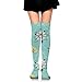 Produktbild DAICHAI Highly Elastic,Durable, Flexible,Comfortable,Excellent Gift Choice Womens Mid Century Modern Atomic Mobile Long Stockings 3D Pattern Casual Knee High Sockens