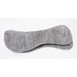 1 Paar Wollfilz - Einlagen, Standardform, 1 oder 2 cm Dick für Sattelunterlagen oder Pads