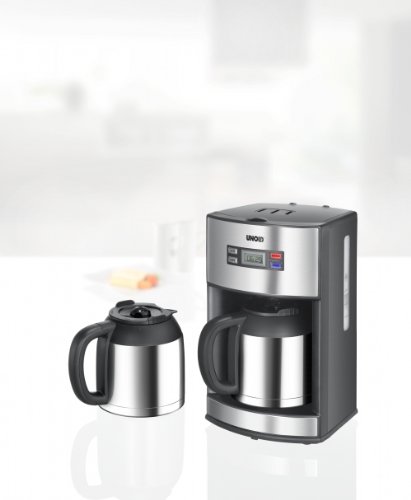 Unold 28465 Kaffeeautomat Digital mit 2 Warmhaltekanne-Edelstahlkannen / 1000 Watt / 1.2 Liter ca. 10 Tassen / Uhrfunktion - 3