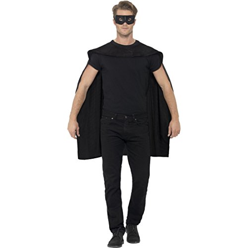 Superheldenumhang & Maske Superheld Kostüm Superman Umhang und Augenmaske Helden Kostüm Erwachsene Superhero Karnevalskostüm Superhelden Cape Outfit - 2