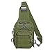 Price comparison product image Tactical Sling Bag Cross Body Chest Rucksack Military Shoulder Pack EDC Molle Fly Fishing Packs for IPad Mini Nylon Outdoor Camping Hiking Trekking Travel Daypack (Olive Green)