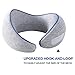 Produktbild Reisekissen,Nackenkissen Nackenmassagegerät U-Form Elektrisches Kissenmassagegerät Relax Muscle Verstellbares Nackenmassagegerät Kissen Grün Und Grau Grau 25X25X12Cm