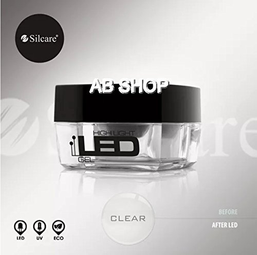 LED Gel High Light Clear 30g UV Gel Medium Thick Builder Silcare