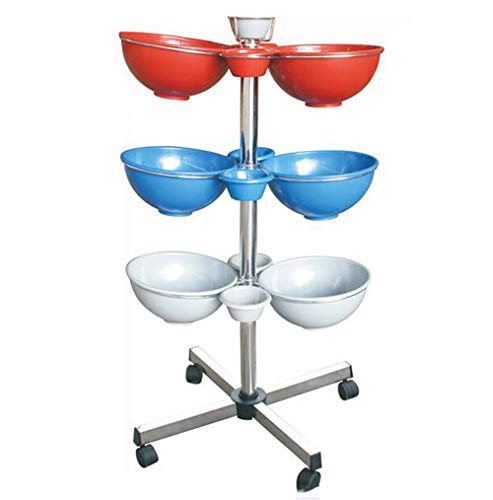 Preisvergleich Produktbild MJHY Färben Auto-Edelstahlklammer Der Schönheitskarren-Friseursalonwerkzeu... Schüsselhaarfärbung,Natural