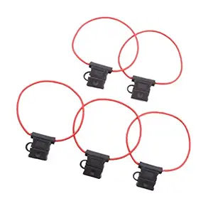 PopEye 5 Pieces Waterproof Car Automobile 16 Gauge in-line ATC/ATO Fuse Holder