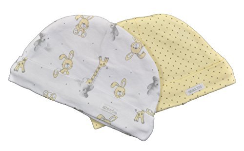 ABSORBA Unisex-Baby Newborn Hat Set -  Multi - 