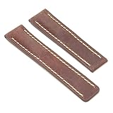 dassari Venture Rost Distressed Italienisches Leder Armbanduhr Band für Breitling 20/18 20 mm