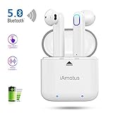 【Komfort Passform & Garantie】- Durch die ergonomischen Ohrkappen und das geringe Gewicht passen sich die Bluetooth-Headsets schmerzfrei an Personen (im Ohr) an und fühlen sich nach längerem Tragen nicht unwohl. 3 Monate kein Grund, Geld zurück & 18 Monate Garantie auf Ersatz, Wir bieten 7 * 24-Stunden-Support mit schneller Antwort. Wenn Sie aus irgendeinem Grund nicht mit Kopfhörern zufrieden sind, Kontaktieren Sie uns, um Ihren VIP-Kundendienst zu erhalten.