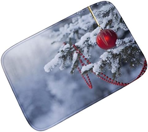 2018 Christmas Non-slip Carpet Waterproof Foot Pad Festive Decoration By DoraMe (40X60CM, D)