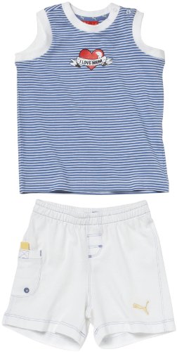 Puma Children's Summer Unisex Set of 3 Multi-Coloured white-white Size:18-24 months