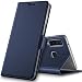 Produktbild GeeMai für Samsung Galaxy A9 2018 Hülle, Leder Hülle Flip Case Wallet Stylish mit Standfunktion und Magnetisch Ledertasche Schutzhülle handyhüllen passt für Samsung Galaxy A9 2018 Phone, Blau