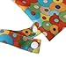 Waterproof Reusable Baby Cloth Diaper Bag Double Zipper Colorful Circles Pattern
