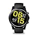 Produktbild J.W. Smart Watch Men, 5.0MP1.6-Zoll-Bildschirm Bluetooth 4G LTE globales Band, Anti-Schweißunterstützung GPS-Herzfrequenzsensor, Hybrid-Gürteluhr,Black
